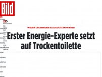 Bild zum Artikel: Wegen drohender Blackouts im Winter - Erster Energie-Experte setzt auf Trockentoilette