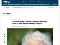 Bild zum Artikel: Queerbeauftragter „hat den Grundkurs in Biologie verpasst“, sagt Biologie-Nobelpreisträgerin