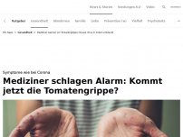 Bild zum Artikel: Mediziner warnen vor neuartiger 'Tomatengrippe'<br>