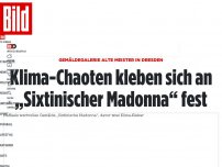 Bild zum Artikel: Raffaels „Sixtinische Madonna“ - Klima-Vandalen kleben an weltberühmten Gemälde
