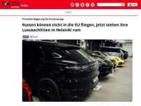 Bild zum Artikel: Finnische Regierung für Einreisestopp: Russen können nicht in...