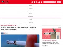 Bild zum Artikel: Rauchen aufhören - Jedes Jahr 2.000 Euro: Dieser Rechner zeigt, wie viel Sie sparen könnten