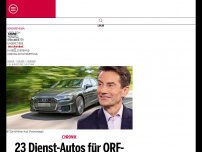 Bild zum Artikel: 23 Dienst-Autos für ORF-Chefs