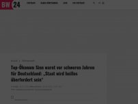 Bild zum Artikel: Top-Ökonom Sinn warnt vor schweren Jahren für Deutschland: „Staat wird heillos überfordert sein“