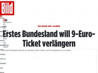 Bild zum Artikel: Bis Ende des Jahres - Erstes Bundesland will 9-Euro-Ticket verlängern