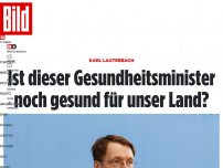 Bild zum Artikel: Karl Lauterbach - Ist der Gesundheitsminister noch gesund fürs Land?