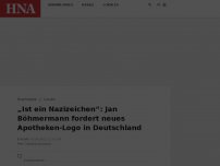 Bild zum Artikel: „Ist ein Nazizeichen“: Jan Böhmermann fordert neues Apotheken-Logo in Deutschland