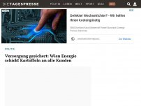 Bild zum Artikel: Versorgung gesichert: Wien Energie schickt Kartoffeln an alle Kunden