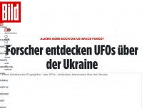 Bild zum Artikel: Aliens oder doch die US-Space Force? - Forscher entdecken UFOs über der Ukraine