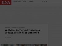 Bild zum Artikel: Nach Wolfsbiss betont Leitung hohe Sicherheit im Tierpark