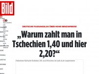 Bild zum Artikel: Hohe Benzinpreise in Deutschland - „Warum zahlt man in Tschechien nur 1,40 Euro?“