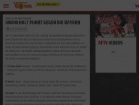 Bild zum Artikel: Union holt Punkt gegen die Bayern