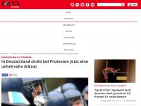 Bild zum Artikel: Zustände wie in Tschechien - In Deutschland droht bei Protesten jetzt eine unheilvolle Allianz