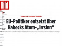 Bild zum Artikel: „Verrat an Nachbarländern“ - EU-Politiker entsetzt über Habecks Atom-„Irrsinn“
