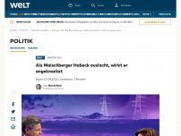 Bild zum Artikel: Als Maischberger Habeck auslacht, wirkt er angeknackst