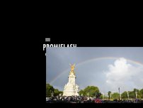 Bild zum Artikel: Kurz bevor die Queen starb: Regenbogen strahlte über London