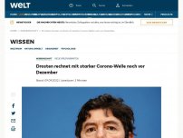 Bild zum Artikel: Drosten rechnet mit starker Corona-Welle noch vor Dezember