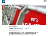 Bild zum Artikel: Droht eine Insolvenzwelle wegen der teuren Energie?