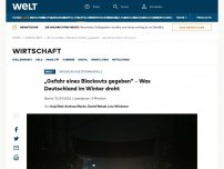Bild zum Artikel: „Gefahr eines Blackouts gegeben“ – Was Deutschland im Winter droht