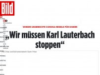 Bild zum Artikel: Ungerechte Corona-Regeln für Kinder - „Wir müssen Karl Lauterbach stoppen“