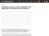 Bild zum Artikel: Klimabonus auch an Tote ausbezahlt: Ötzi fliegt übers Wochenende nach Mallorca