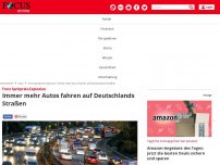 Bild zum Artikel: Trotz Spritpreis-Explosion: Immer mehr Autos auf deutschen...