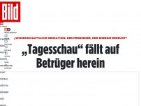 Bild zum Artikel: „Der Fernseher, der Energie erzeugt“ - „Tagesschau“ fällt auf Betrüger herein