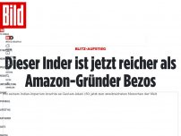 Bild zum Artikel: Blitz-Aufstieg - Dieser Inder ist jetzt reicher als Amazon-Gründer Bezos