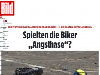 Bild zum Artikel: Drei Tote bei illegalem Motorradrennen - Spielten die Biker „Angsthase“?