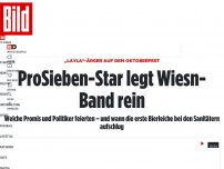 Bild zum Artikel: „Layla“-Ärger auf dem Oktoberfest - ProSieben-Star legt Wiesn-Band rein