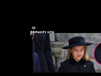 Bild zum Artikel: So ehrte Prinzessin Charlotte die Queen bei der Beerdigung