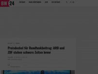 Bild zum Artikel: Preisdeckel für Rundfunkbeitrag: ARD und ZDF stehen schwere Zeiten bevor