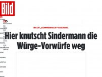 Bild zum Artikel: Nach „Sommerhaus“-Skandal - Hier knutscht Sindermann die Würge-Vorwürfe weg