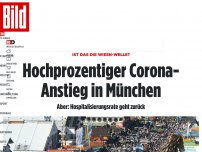 Bild zum Artikel: Anstieg um 77 Prozent - Corona-Zahlen in München steigen immer schneller