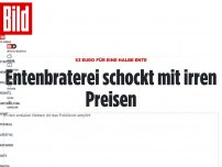 Bild zum Artikel: 53 Euro für eine halbe Ente - Entenbraterei schockt mit irren Preisen