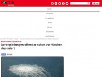 Bild zum Artikel: Militärexperten rätseln - Unterwasserdrohnen könnten Pipeline-Explosionen verursacht haben