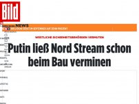 Bild zum Artikel: Westliche Sicherheitsbehörden vermuten - Putin ließ Nord Stream schon beim Bau verminen