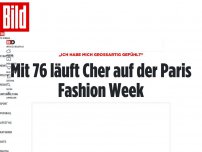 Bild zum Artikel: „Ich habe mich großartig gefühlt“ - Mit 76 läuft Cher auf der Paris Fashion Week