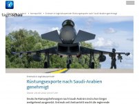 Bild zum Artikel: Bund genehmigt Rüstungsexporte nach Saudi-Arabien