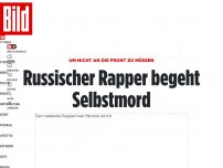 Bild zum Artikel: Um nicht an die Front zu müssen - Russischer Rapper begeht Selbstmord