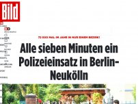 Bild zum Artikel: 72.500 Einsätze in Berliner Bezirk - Alle sieben Minuten ein Polizeieinsatz in Neukölln