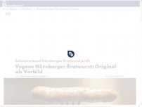 Bild zum Artikel: Vegane Nürnberger Bratwurst: Original als Vorbild