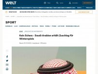 Bild zum Artikel: Kein Scherz - Saudi-Arabien erhält Zuschlag für Winterspiele