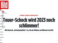 Bild zum Artikel: Robert Habeck befürchtet - Teuer-Schock wird 2023 noch schlimmer!