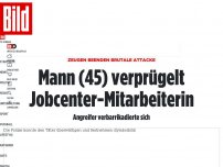 Bild zum Artikel: Zeugen beenden brutale Attacke - Mann (45) verprügelt Jobcenter-Mitarbeiterin