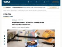 Bild zum Artikel: Experten warnen – Menschen sollen sich auf Stromausfall vorbereiten