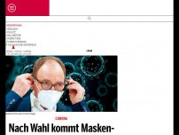 Bild zum Artikel: Nach Wahl kommt Masken-Comeback