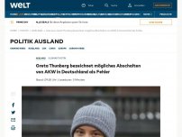 Bild zum Artikel: Greta Thunberg bezeichnet mögliches Abschalten von AKW in Deutschland als Fehler