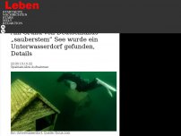 Bild zum Artikel: Am Grund von Deutschlands „sauberstem“ See wurde ein Unterwasserdorf gefunden, Details