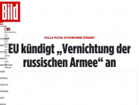 Bild zum Artikel: Falls Putin Atombombe zündet - EU kündigt „Vernichtung der russischen Armee“ an